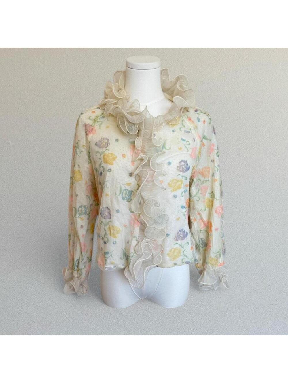 Vintage 60s Elizabeth Arden bed jacket